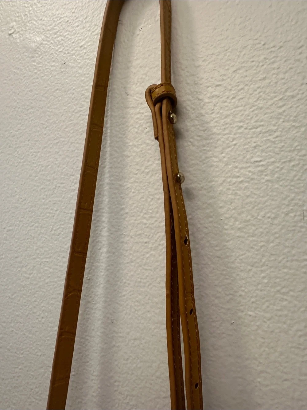 Women’s Round Crossbody Bag - Mustard Brown